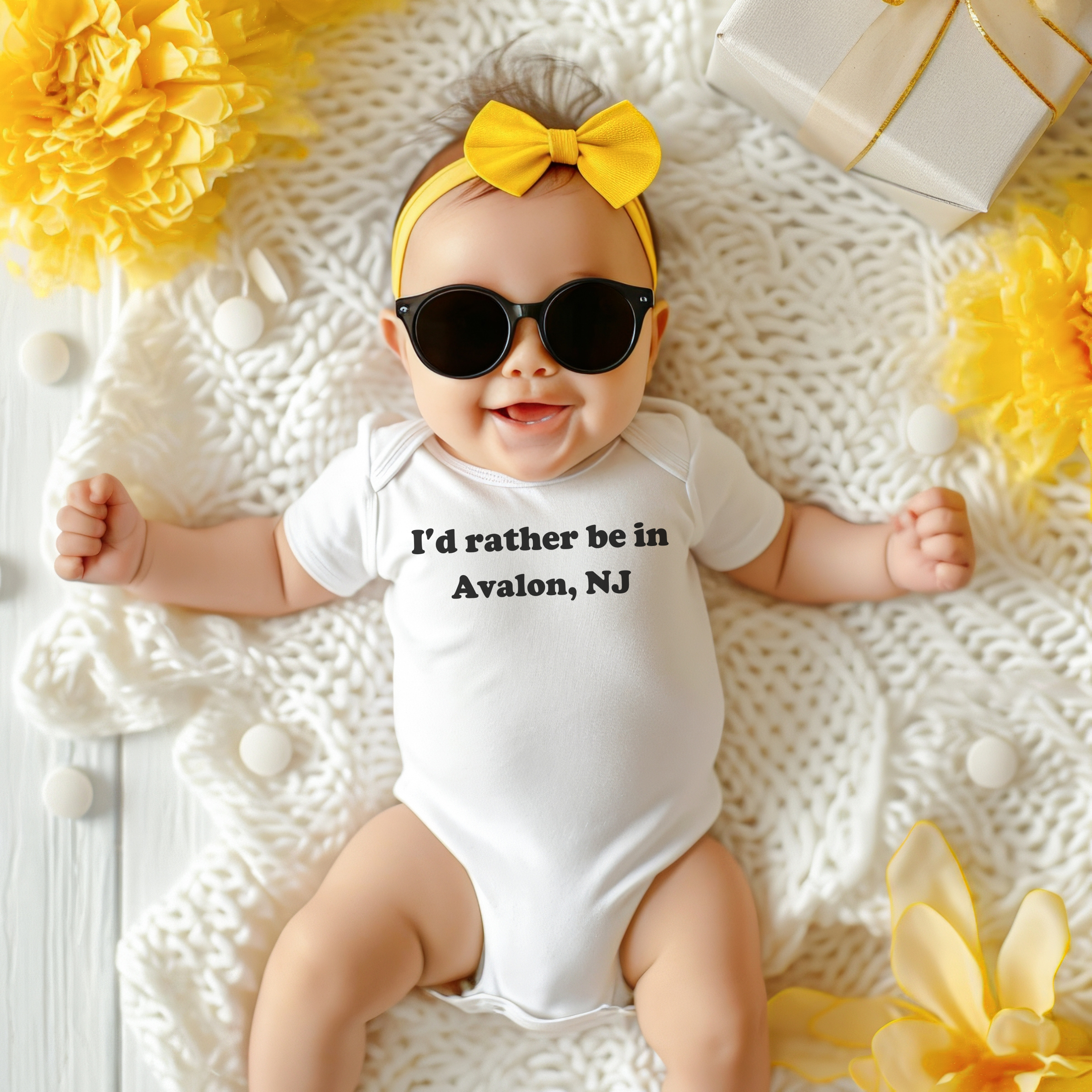 Personalized Beach Baby Onesie®