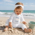 Happy as a Clam - Infant Long Legged Baby Rib Bodysuit