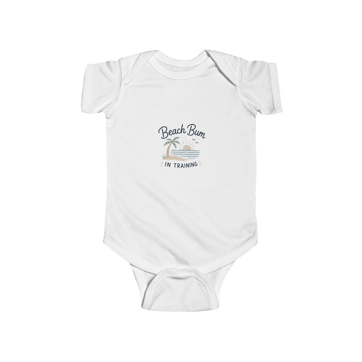 Beach Bum in Training - Infant Fine Jersey Bodysuit