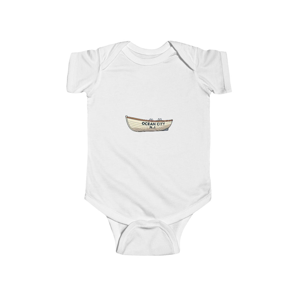 Ocean City New Jersey - Infant Fine Jersey Bodysuit