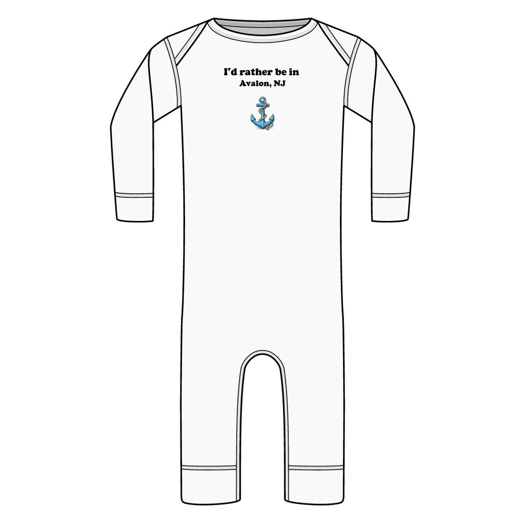 Personalized Infant Long Legged Baby Rib Bodysuit