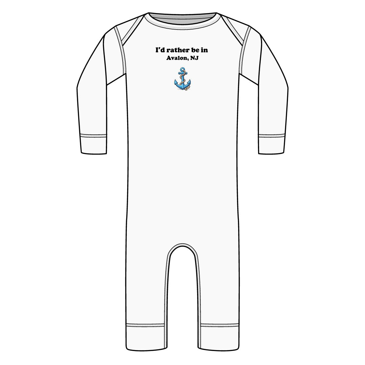 Personalized Infant Long Legged Baby Rib Bodysuit